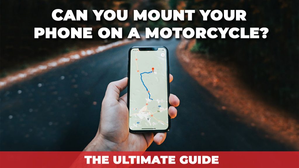 phone on a motorcycle